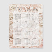 calendrier 2023  floral rose (正面)