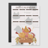 CALENDRIER 2023 MIGNON CHAT (正面/裏面)
