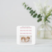 calendrier 2023  mignon chiens ロイヤリティカード (スタンド正面)