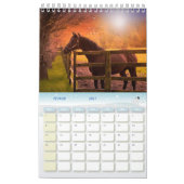 Calendrier 2024 chevaux France カレンダー (2月 2027)