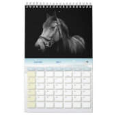 Calendrier 2024 chevaux France カレンダー (1月 2027)