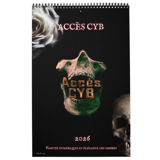 Calendrier artistique 2026 – Accès CYB カレンダー (カバー)