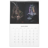 Calendrier artistique 2026 – Accès CYB カレンダー (1月 2026)