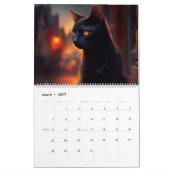 Calendrier Black Cat カレンダー (3月 2027)