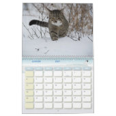 Calendrier Chat  カレンダー (1月 2027)