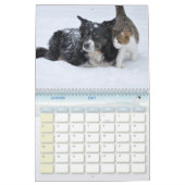 Calendrier chien et chat カレンダー (1月 2027)