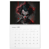 Calendrier Clown カレンダー (1月 2027)