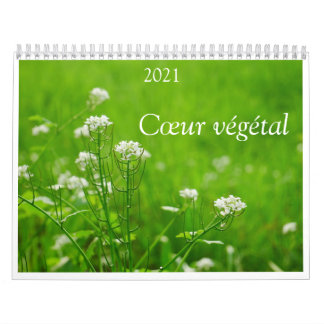 Calendrier Cœur végétal 2021 カレンダー