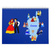Calendrier, CORSICA, France カレンダー (カバー)