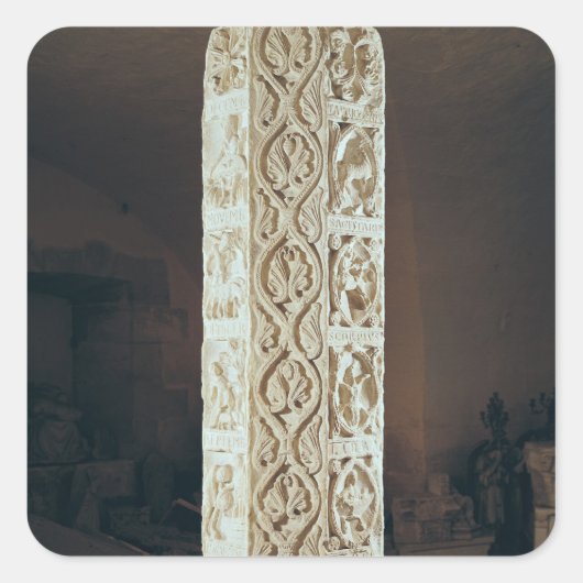 Calendrier de Saisonの柱 スクエアシール (正面)