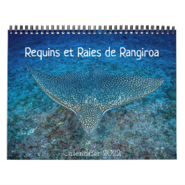 Calendrier des Requins et des Raies カレンダー