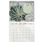 Calendrier Dieu méditation : étoile, mots & notes カレンダー (1月 2027)
