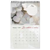 Calendrier Dieu méditation : étoile, mots & notes カレンダー (2月 2027)