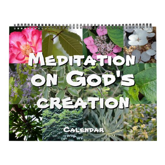 Calendrier Dieu méditation : étoile, mots & notes カレンダー (カバー)