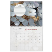 Calendrier Dieu méditation jardin : mots & notes カレンダー (2月 2027)