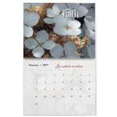 Calendrier Dieu méditation photo jardin : mots カレンダー (2月 2027)