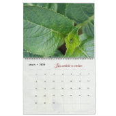 Calendrier Dieu méditation photos jardin élégant カレンダー (3月 2026)