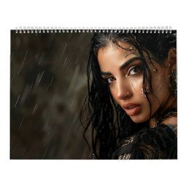 Calendrier Femme Pluie カレンダー