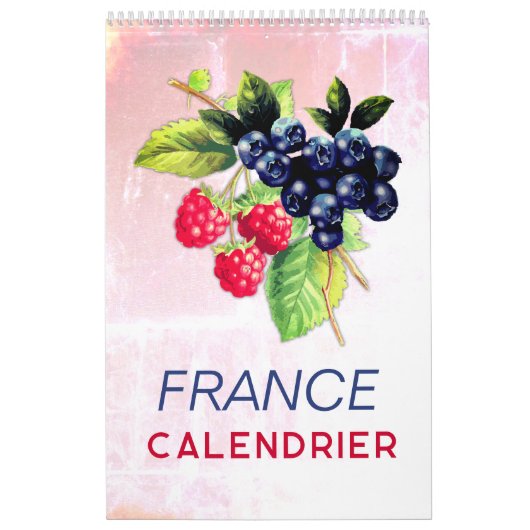Calendrier France avec Jours Fériés | 2026 Wall カレンダー (カバー)