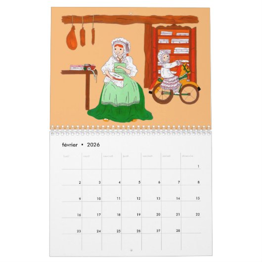 Calendrier Franche-Comté, France カレンダー (2月 2026)