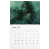 Calendrier Jeune Fille  カレンダー (1月 2026)