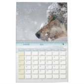 Calendrier Loup, Calendar Wolf カレンダー (1月 2026)