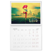 Calendrier Love Danse カレンダー (1月 2027)