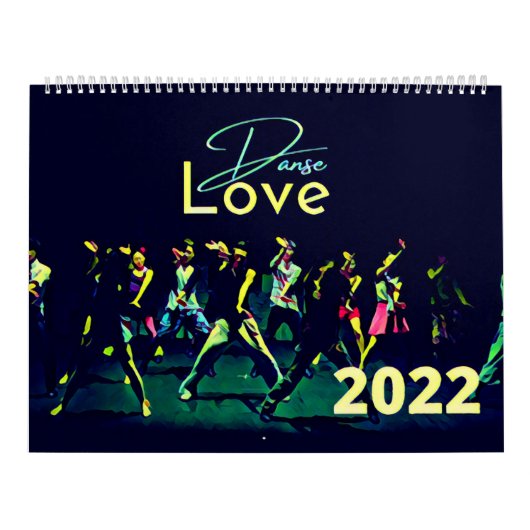 Calendrier Love Danse カレンダー (カバー)