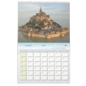 Calendrier Mont-Saint-Michel france カレンダー (1月 2027)