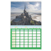 Calendrier Mont-Saint-Michel france カレンダー (3月 2026)