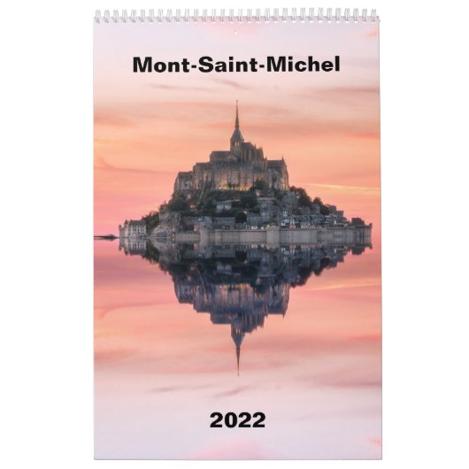 Calendrier Mont-Saint-Michel france カレンダー (カバー)