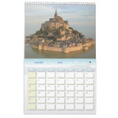 Calendrier Mont-Saint-Michel france カレンダー (1月 2026)