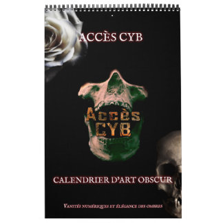 Calendrier mural d’art obscur – Format vertical カレンダー