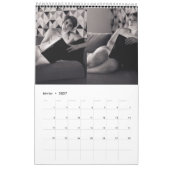 Calendrier nu artistique カレンダー (2月 2027)