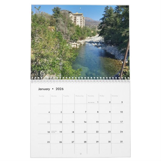 Calendrier "paysages de corse" カレンダー (1月 2026)