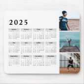 Calendrier personnalise Gallery 2025, gras マウスパッド (正面)