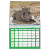 Calendrier Phacochère Calendar Warthog カレンダー (3月 2027)