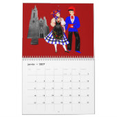 Calendrier, Provence-Alpes-Côte-d'Azur, France カレンダー (1月 2027)