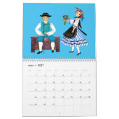 Calendrier, Provence-Alpes-Côte-d'Azur, France カレンダー (3月 2027)