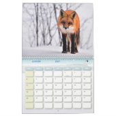 Calendrier Renard, Calendar Fox, Forest Forêt カレンダー (1月 2027)