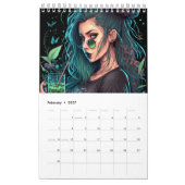 Calendrier witchy 2023 カレンダー (2月 2027)