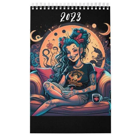 Calendrier witchy 2023 カレンダー (カバー)