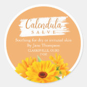 Calendula Salve / Balm / Soapラベル ラウンドシール (正面)