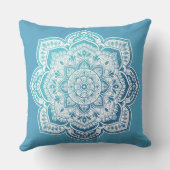 Caleum Mandala Throw Pillow クッション (裏面)