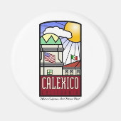 Calexico,カリフォルニア州マグネット マグネット (正面)