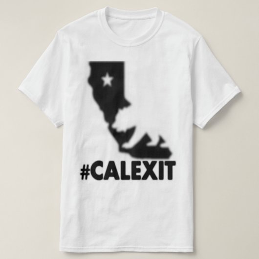 Calexitのティー Tシャツ (デザイン正面)