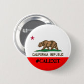 Calexit状態フラグのハッシュタグボタン 缶バッジ (正面&裏面)