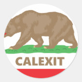 calexit ラウンドシール (正面)