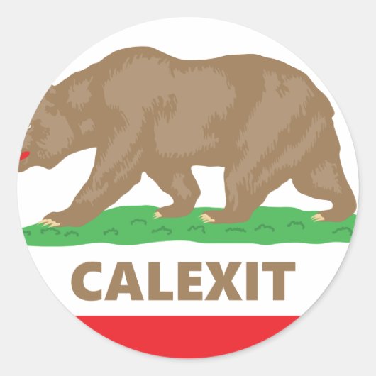 calexit ラウンドシール (正面)