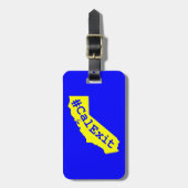 CalExit ラゲッジタグ (正面縦)